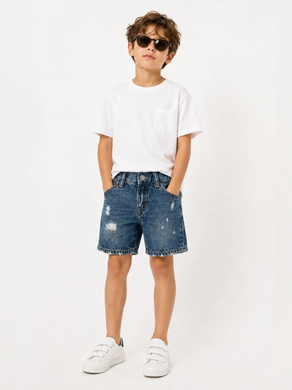 Gap Boys Denim 90s Loose Shorts